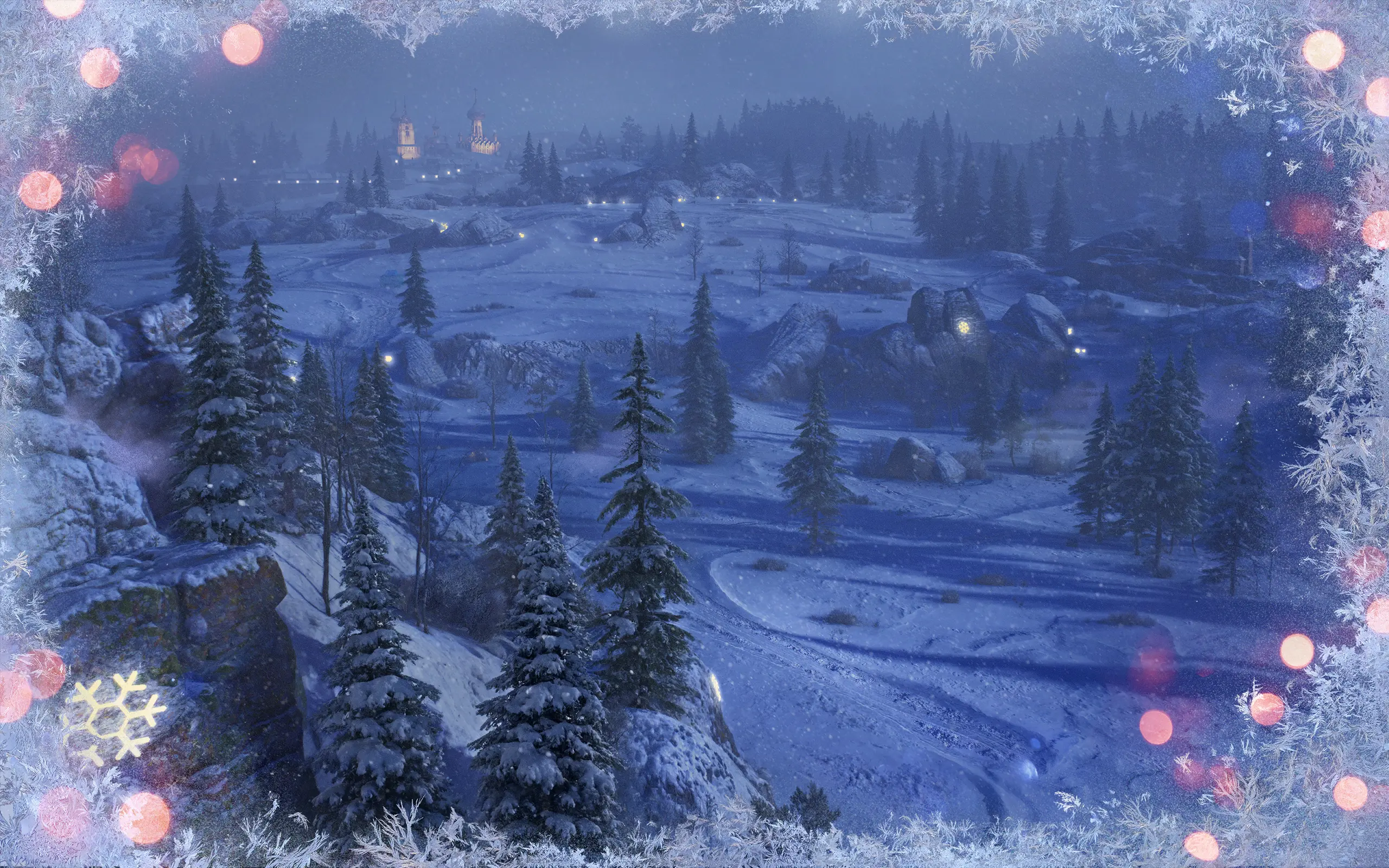 Карта: Карелия (новогодняя)